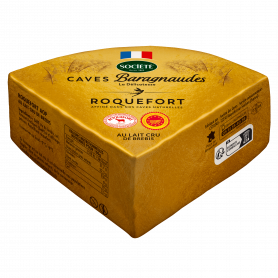 8ème (330g) Roquefort AOP Société  Caves Baragnaudes