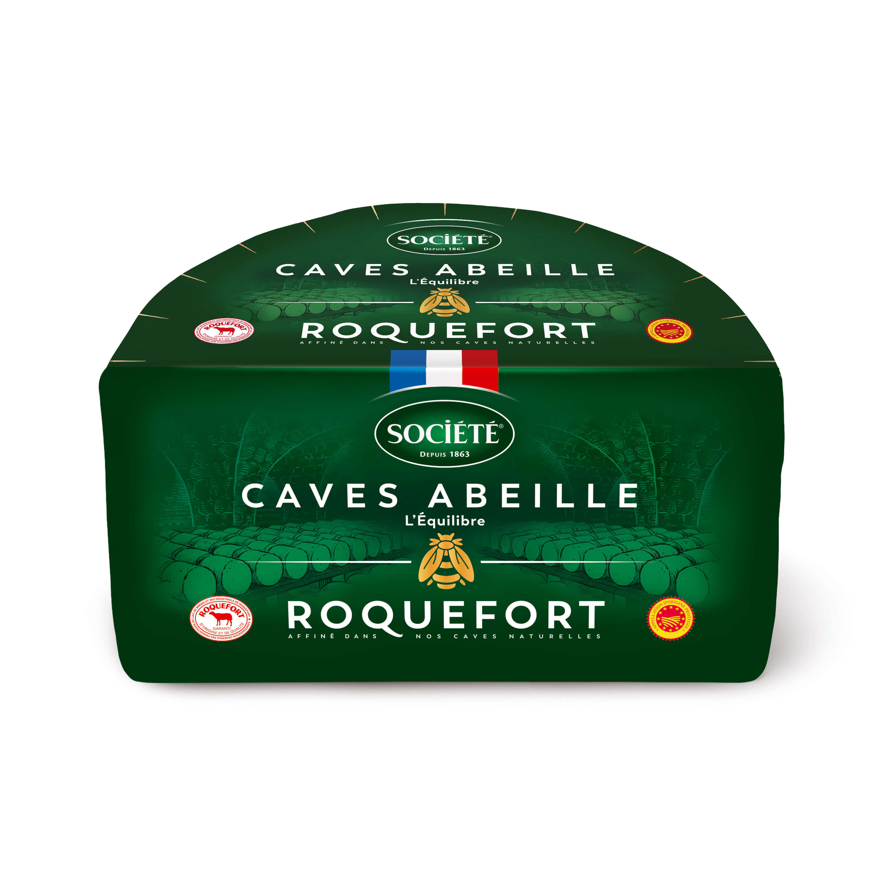 Demi pain (1,3kg) Roquefort AOP Société Caves Abeille