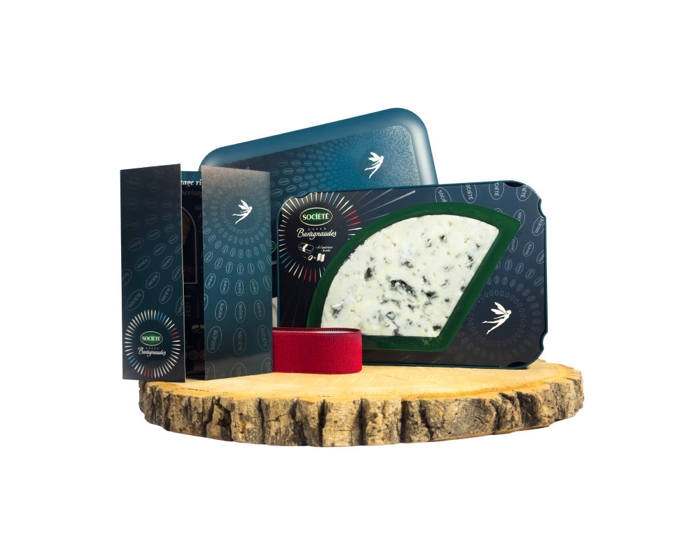 copy of 8ème (330g) Roquefort AOP Société  Caves Baragnaudes